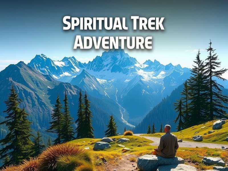 Spiritual Trek Adventure yoga practice scene