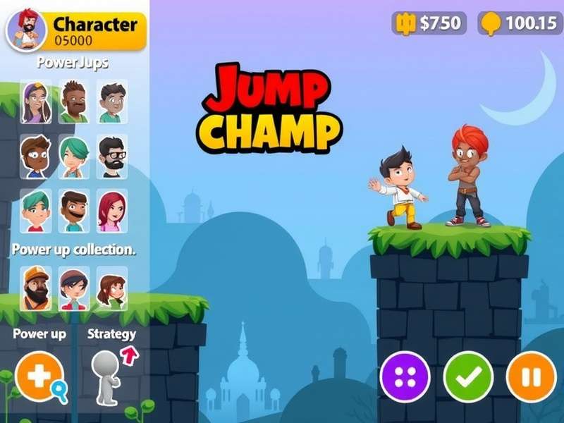 Jalebi Jump Champ power-up collection and strategy illustration