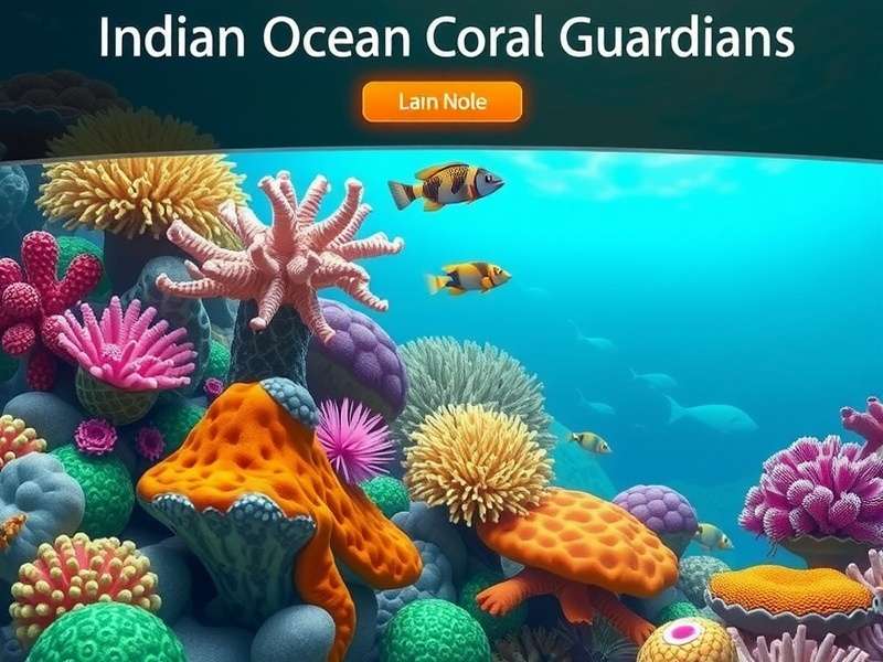 Indian Ocean Coral Guardians conservation management interface