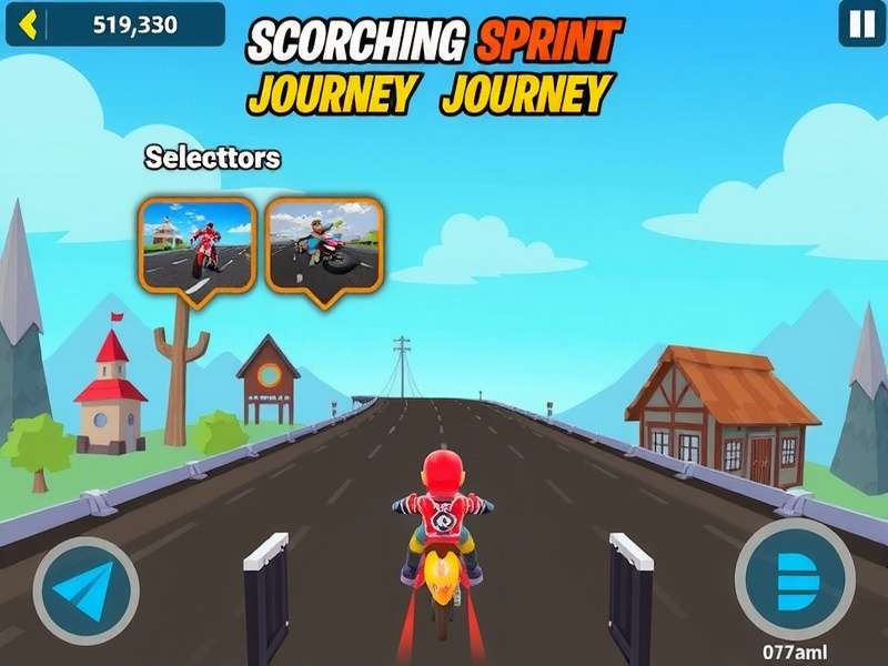 Scorching Sprint Journey character selection screen