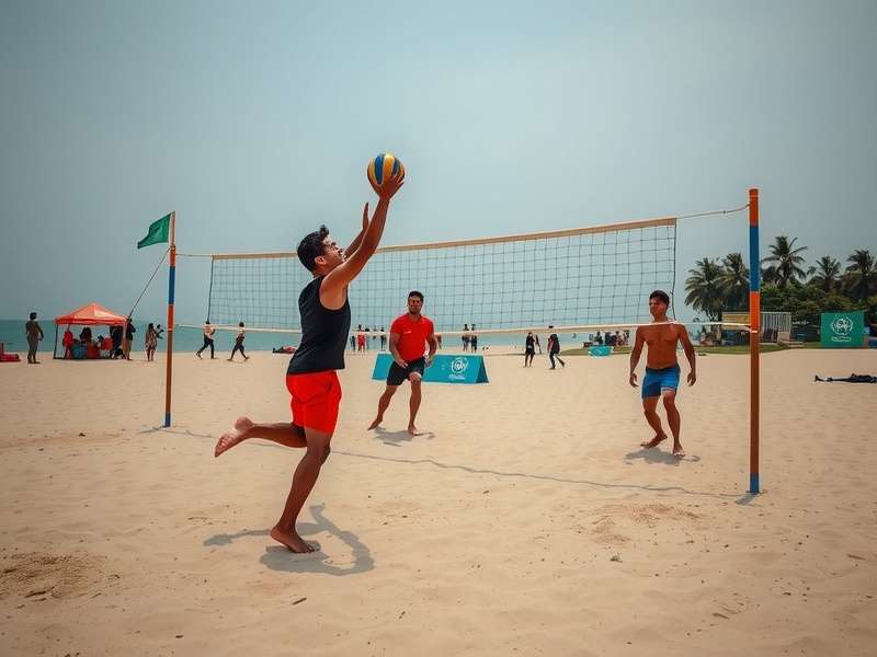 Beach Volley Strike defensive formation
