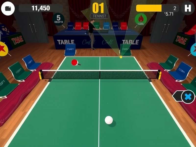 Table Tennis Pro strategic positioning diagram