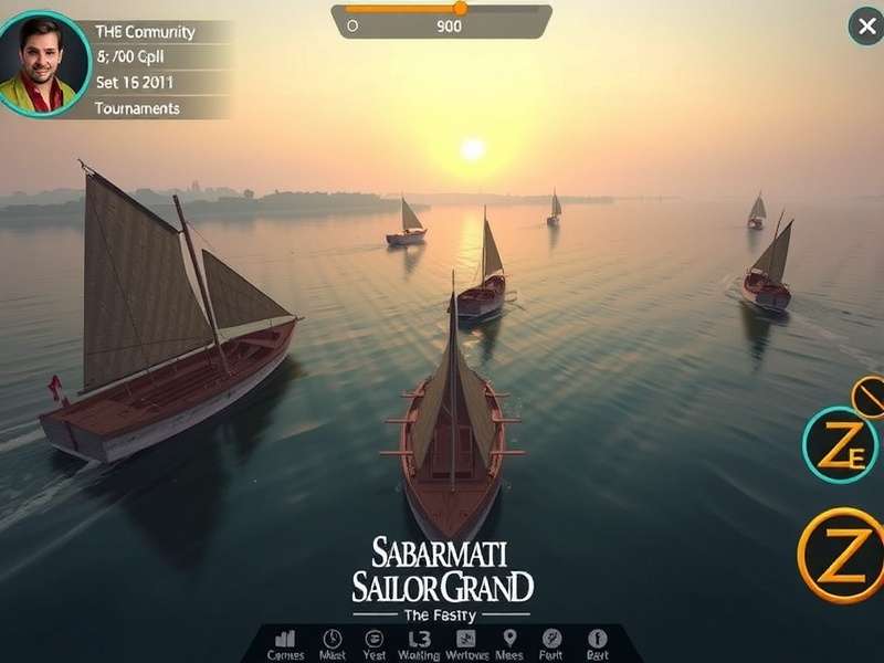 Sabarmati Sailor Grand visual details showing river environment