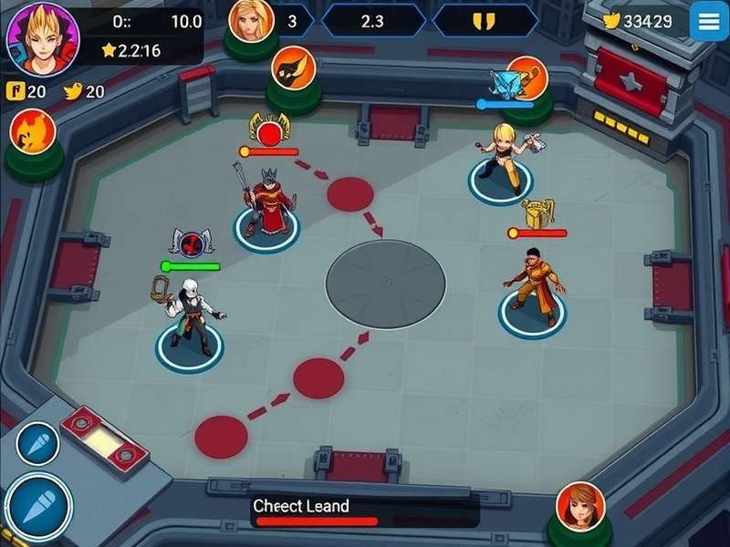 Vibrant Victors Blitz strategy map with tactical positions