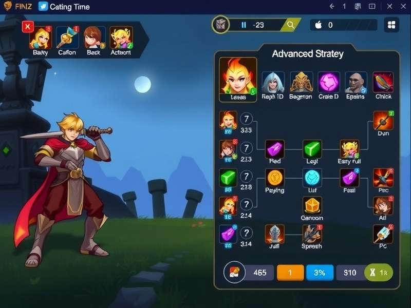 Grand Nutmeg Mighty gameplay screenshot showing character selection and battle interface