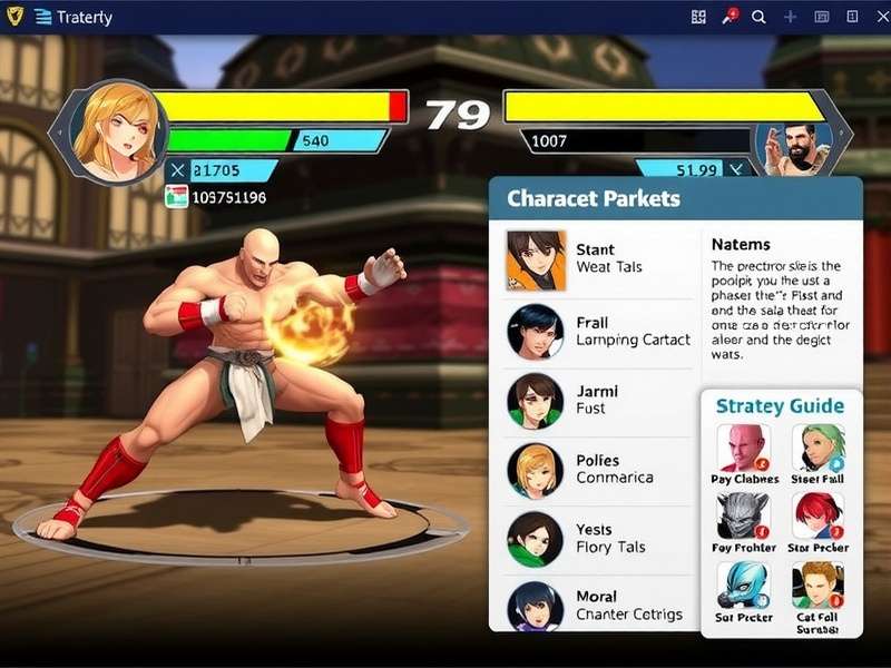 Fantasy Fighter Pro gameplay screenshot showing character combat