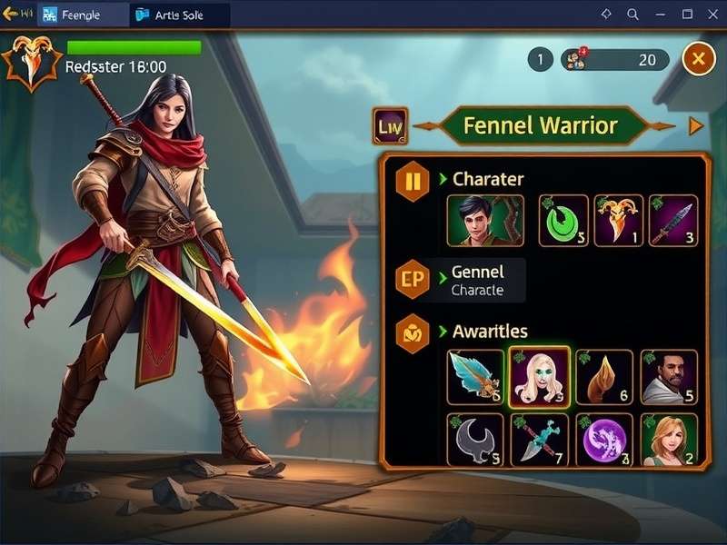 Fennel Heroic Warrior character abilities showcase