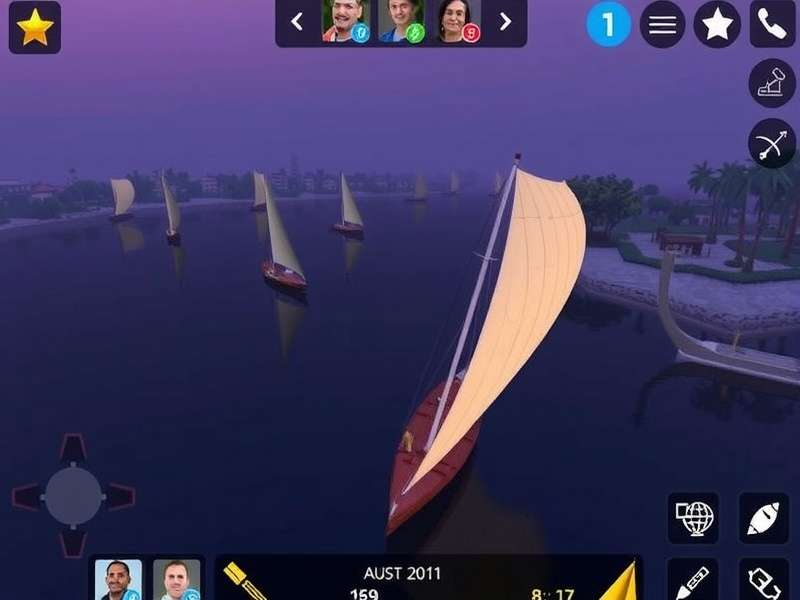Sabarmati Sailor Grand gameplay screenshot showing sailing competition