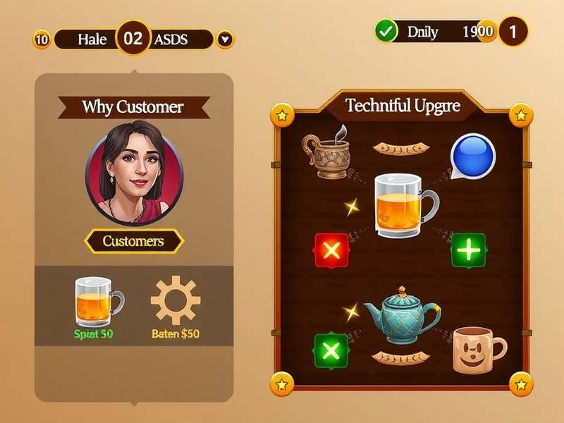 Spiced Chai Empire customer interaction screen
