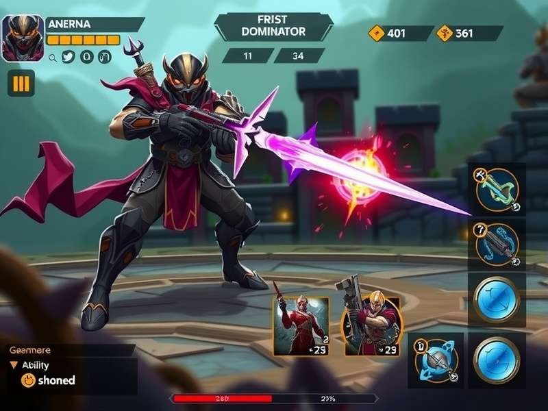 Ashen Blast Dominator character ability interface