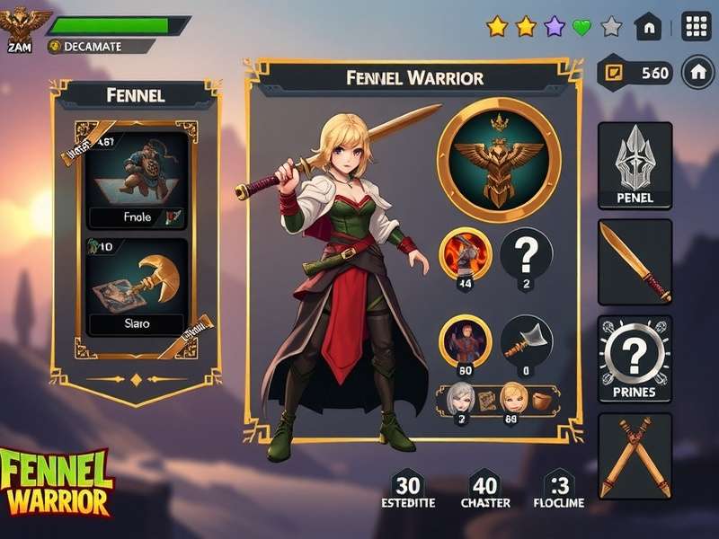 Fennel Heroic Warrior gameplay screenshot showing combat