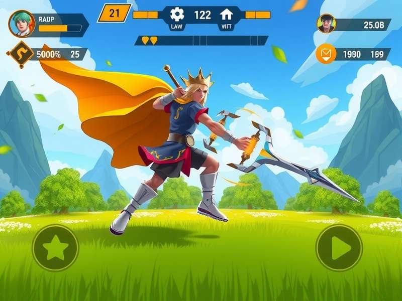 Volley Titan King control scheme illustration