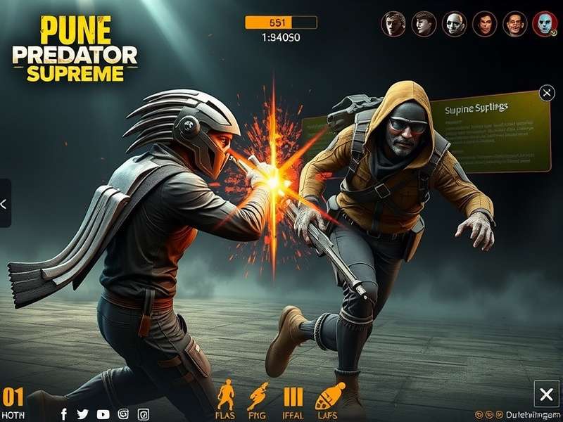 Pune Predator Supreme character customization options showing diverse outfits