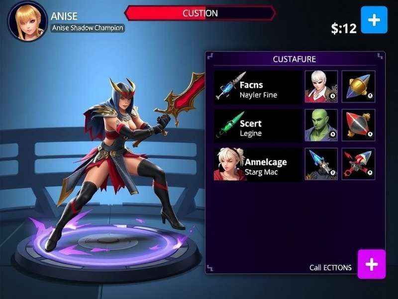 Anise Shadow Champion combat system demonstration