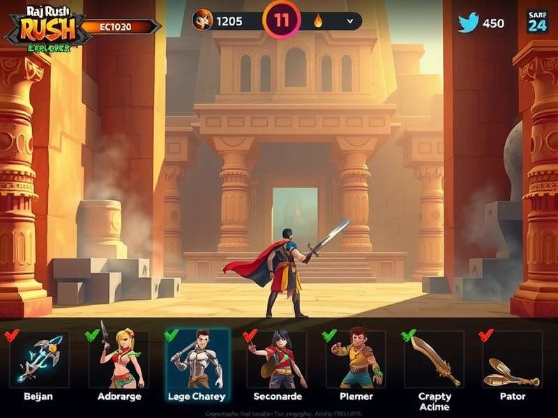 Raj Rush Explorer strategy guide showing combat techniques