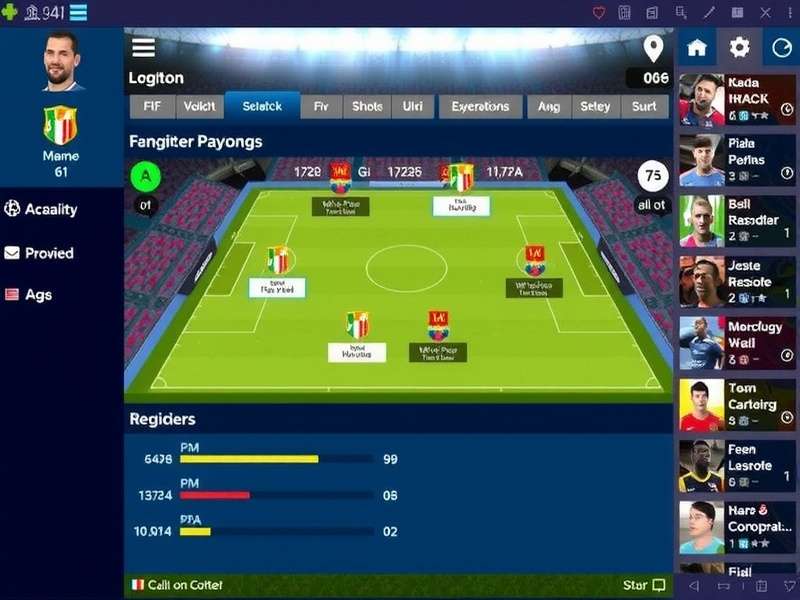 FIFA Mobile Strategy Pro gameplay screenshot showing realistic graphics