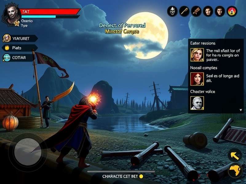 Fennel Moon Overlord game visual showcasing characters and environment