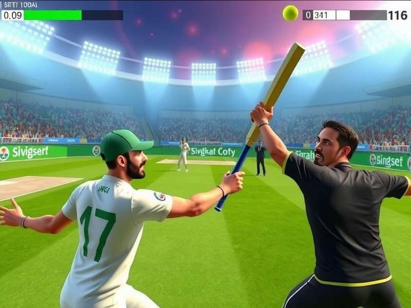 Serve Expert India gameplay screenshot showing intense match action