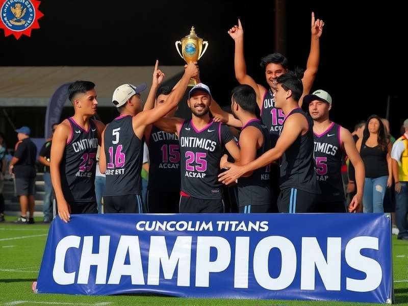Cuncolim Titans players in intense competition
