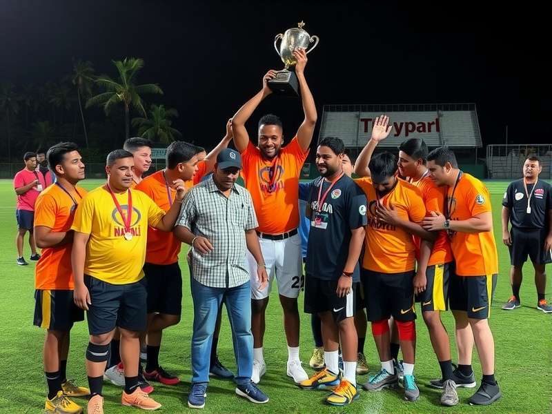 Cuncolim Titans community event with fans