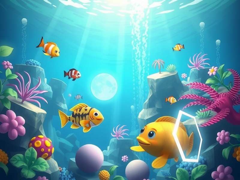 Shiny Aquatic Quest underwater gameplay scene
