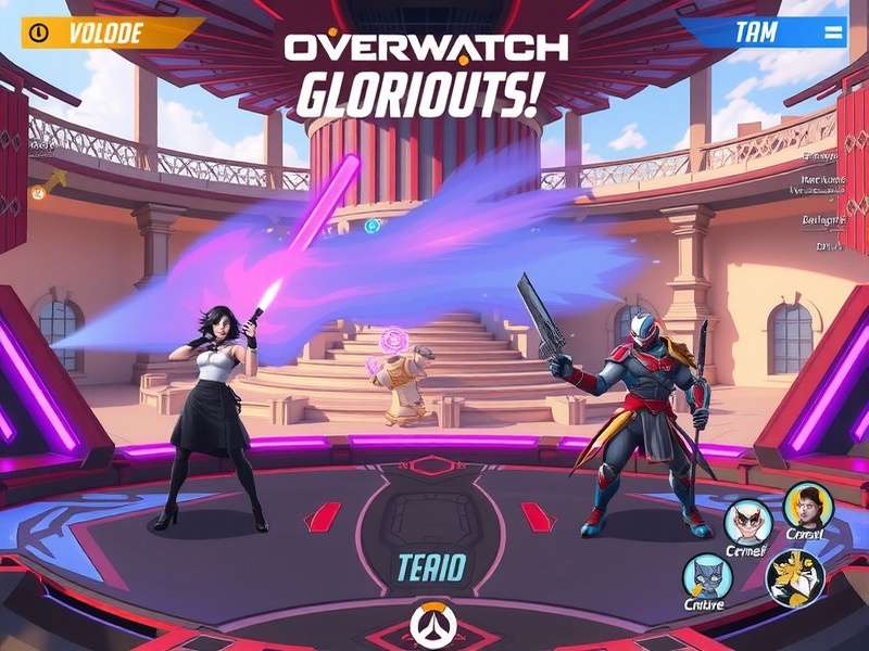 Overwatch Glorious Battle hero selection screen