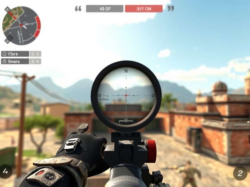 Paramount Sniper Hero mission selection screen