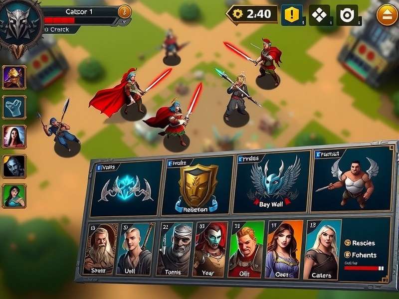 Thunder Raiders gameplay screenshot showing character combat