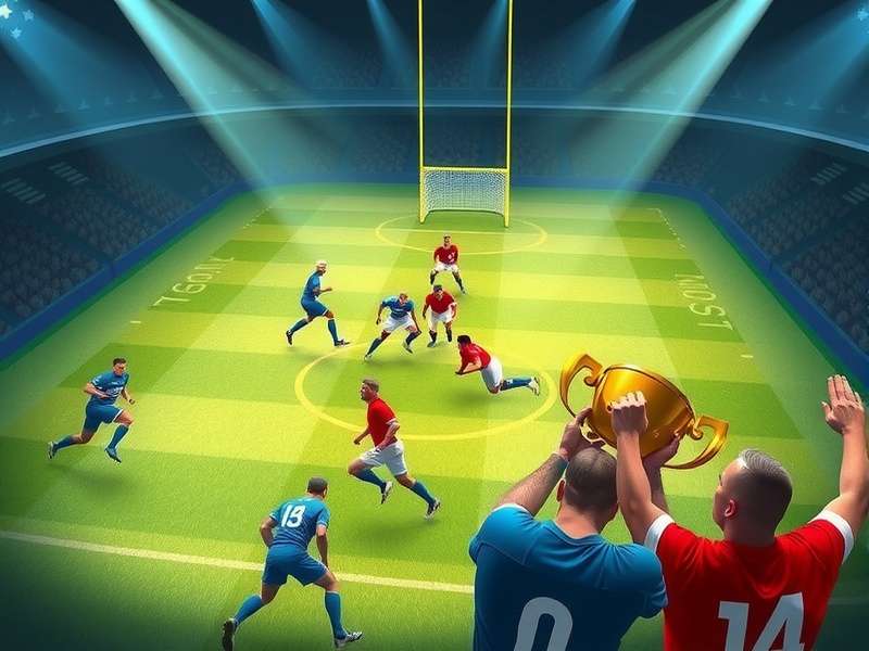 Rugby Rumble championship celebration with trophy presentation