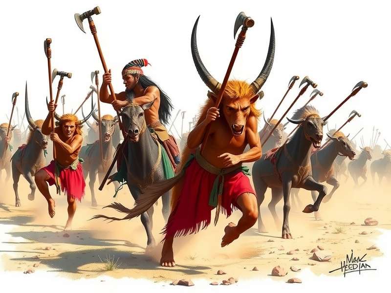 Strategic formation of Indian Mace War Beast in team combat