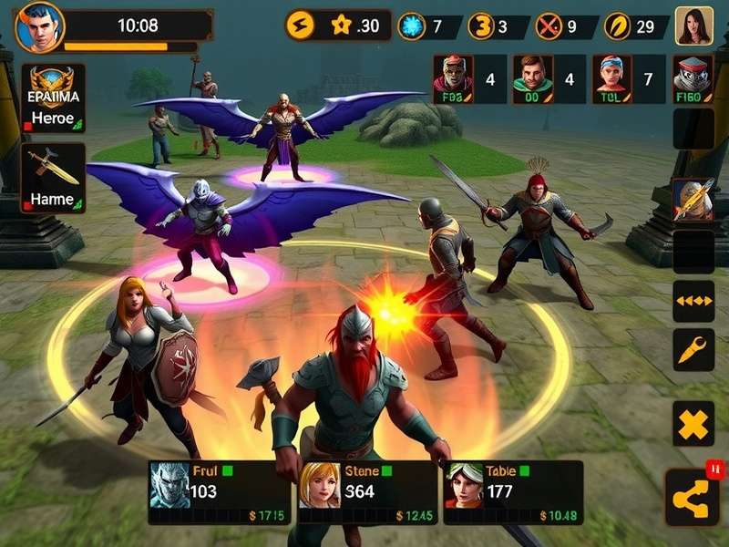 Thunder Raiders character selection screen showing diverse heroes