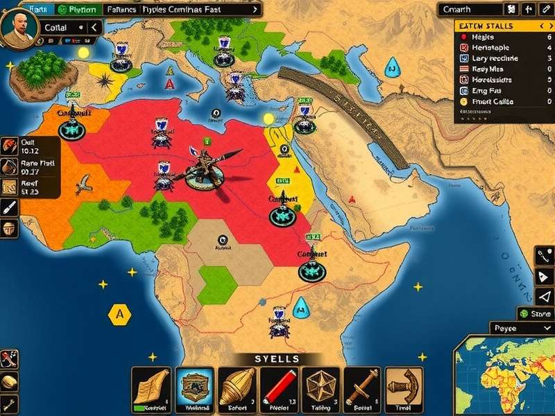 Deccan Dominators empire management interface