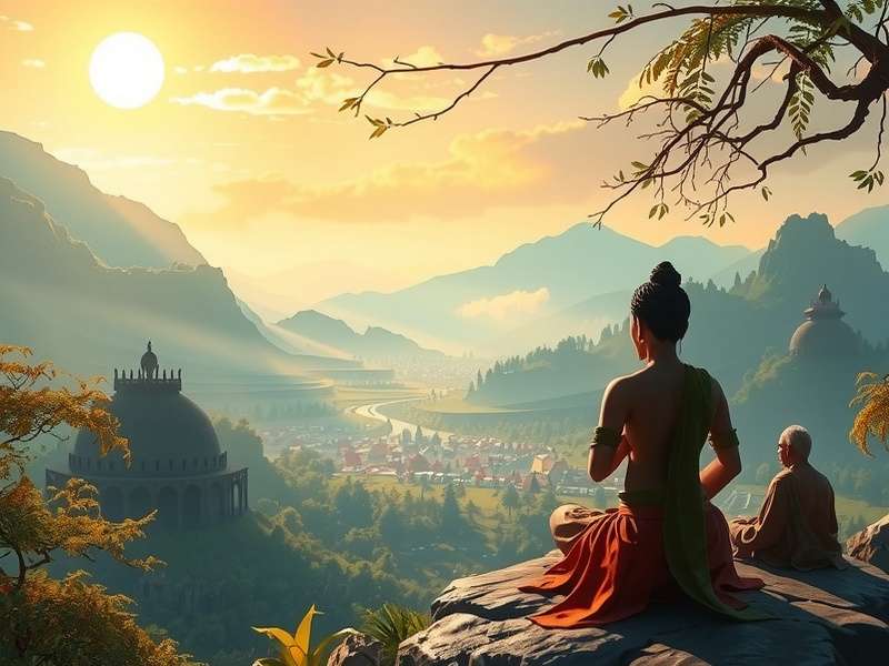 Ancient Spirit Path gameplay screenshot showing meditation mechanics