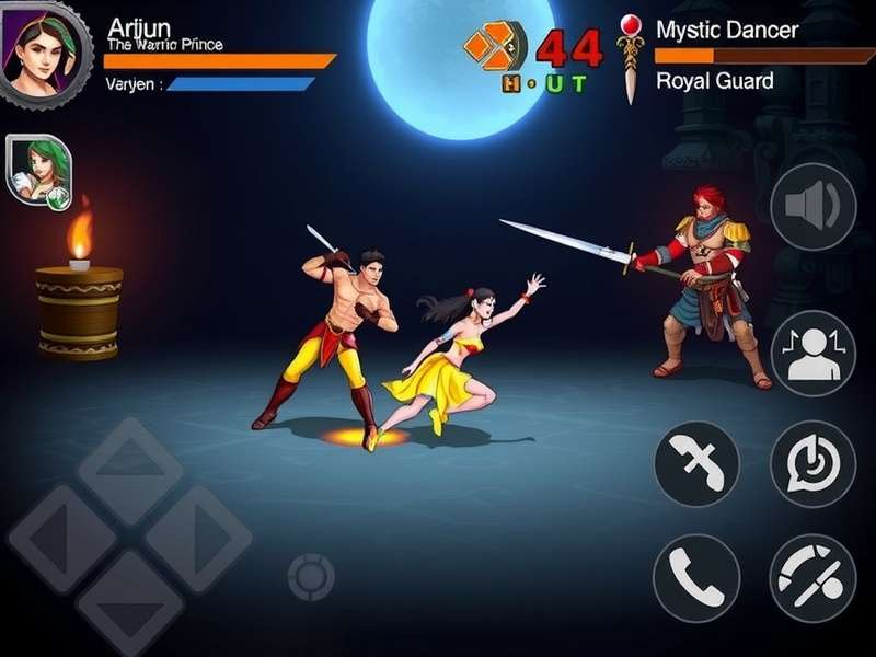 Anjuna Power Strike gameplay screenshot showing character action