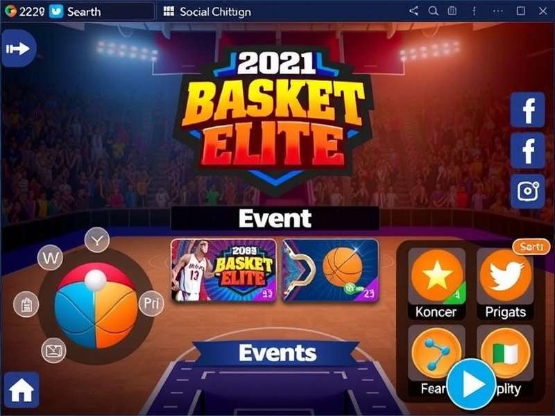 Basket Elite Champ Game Interface