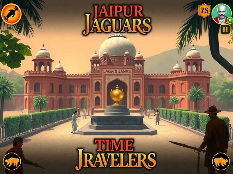Jaipur Jaguars Time Travelers cultural elements showcase