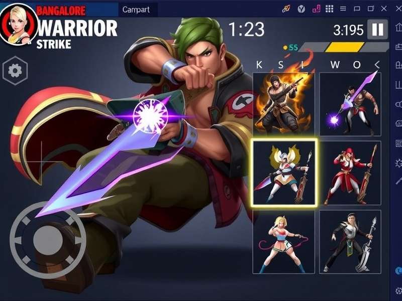 Bangalore Warrior Strike character customization screen