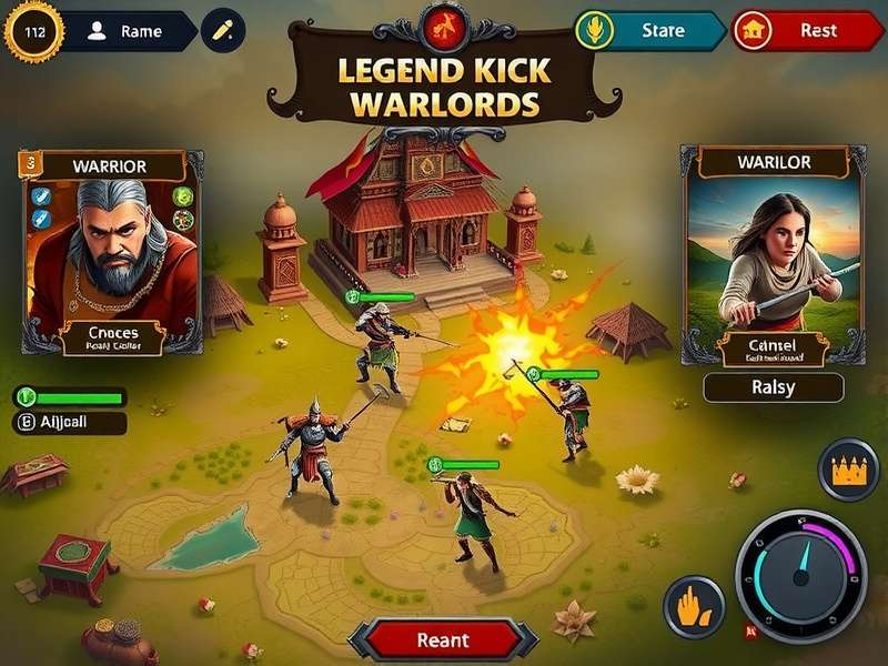Legend Kick Karnataka Warlords strategic map view