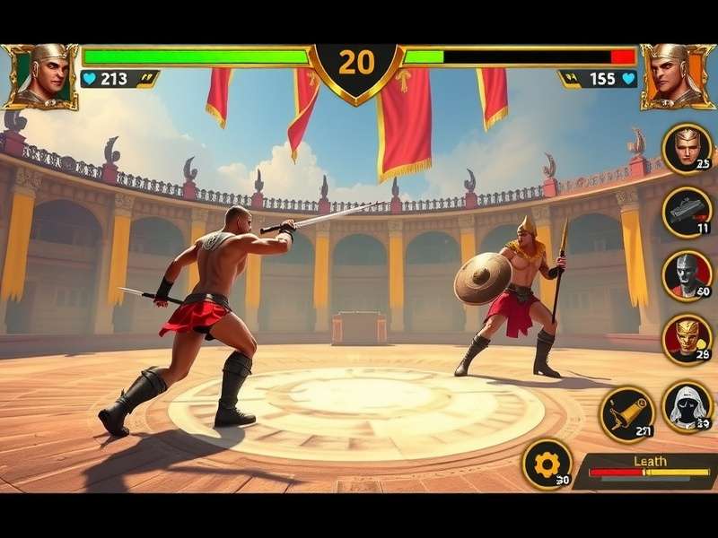 Gladiator Legendary Fight arena combat scene