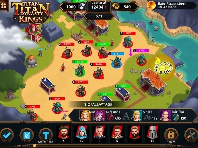 Titan Dynasty Kings Legacy hero customization interface showing skill trees