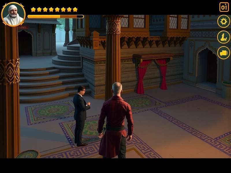 Taj Enigma Adventure character interactions