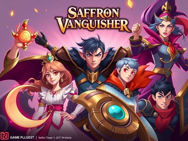 Saffron Scepter Vanquisher development team working on game assets