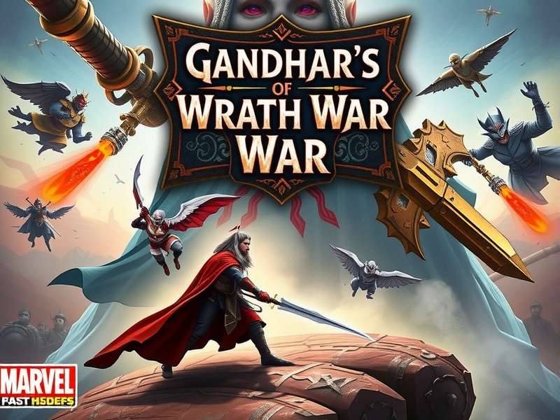 Character roster from Gandhari S Wrath War showing main heroes and villains