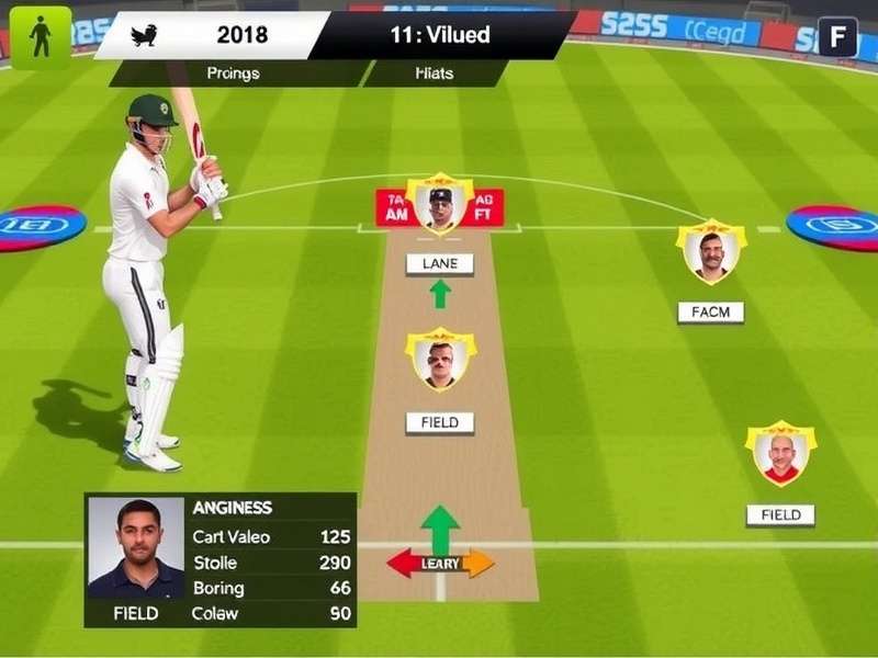 Chennai Cricket Rush bowling strategy illustration showing field placements