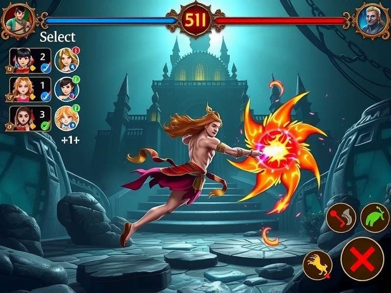 Combat scene from Shiva S Mystical Trial showing special abilities
