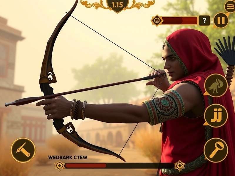 Advanced archery techniques demonstration in Desi Archery Virtuoso