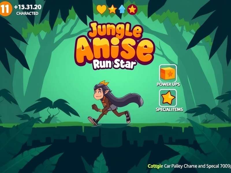 Jungle Anise Run Star character selection screen