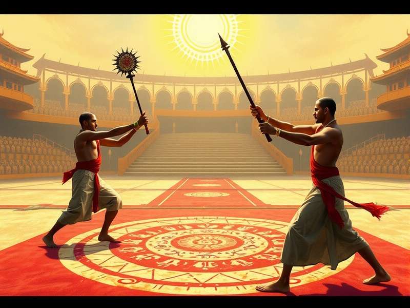 Modern demonstration of Surya Radiance Mace gameplay techniques and positions