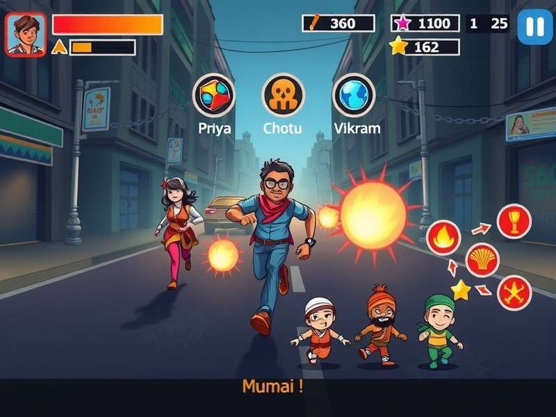 Bombay Run Legend power-ups and boosters display