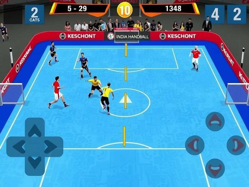 India Handball Sensation Pro strategic formation diagram